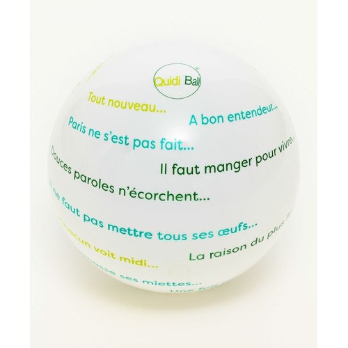 Ballon mémoire et proverbes niveau -2 vert